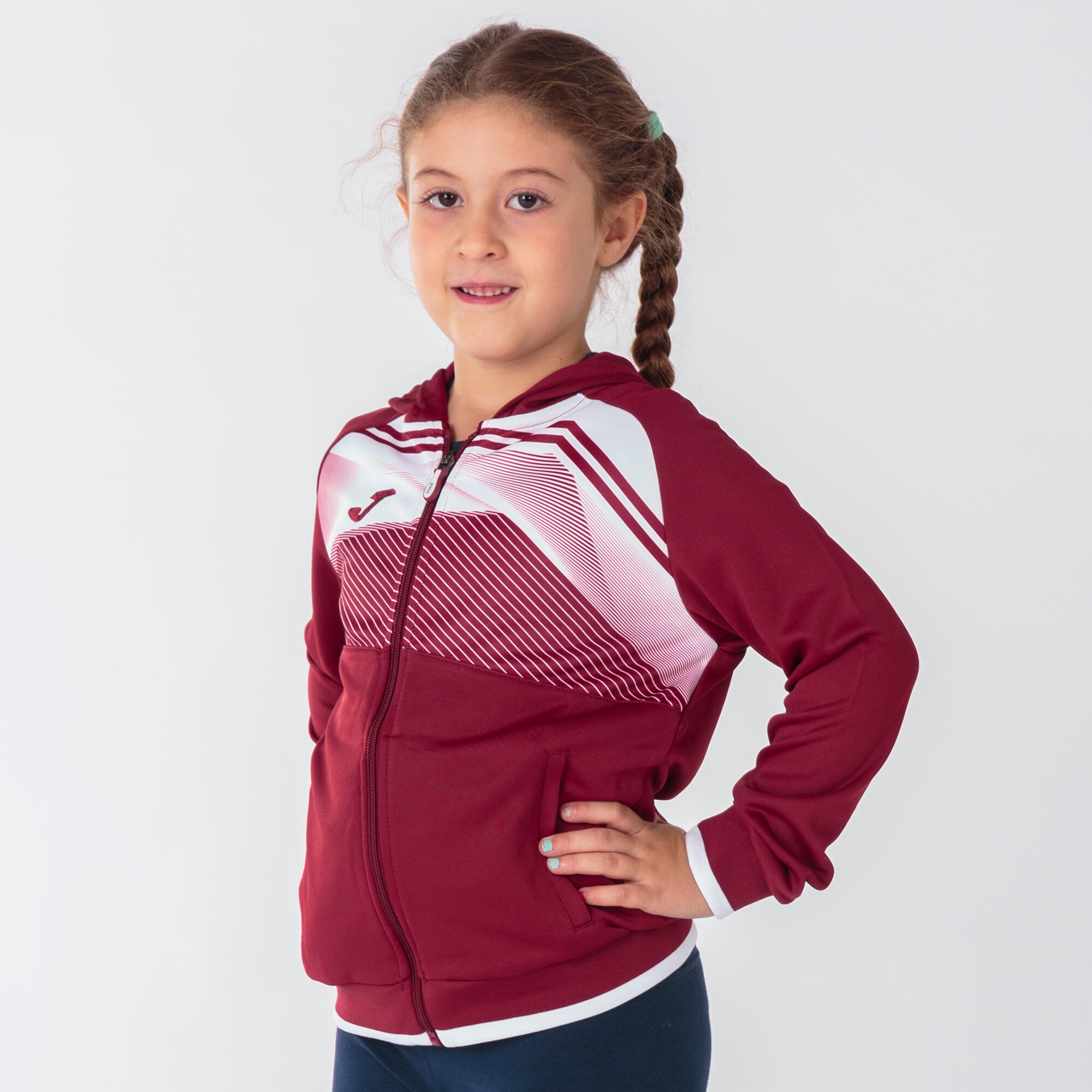 Veste À Capuche Football Homme Joma Supernova II Bordeaux 2/5