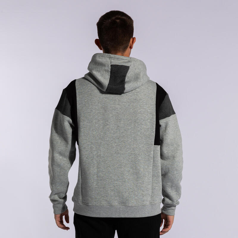 Sudadera Con Capucha Fútbol Hombre Joma Confort III Gris Melange