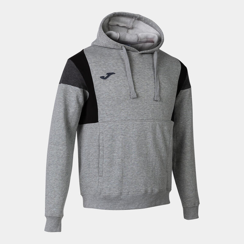 Sudadera Con Capucha Fútbol Hombre Joma Confort III Gris Melange