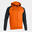 Chaqueta Con Capucha Fútbol Niños Joma Academy IV Naranja