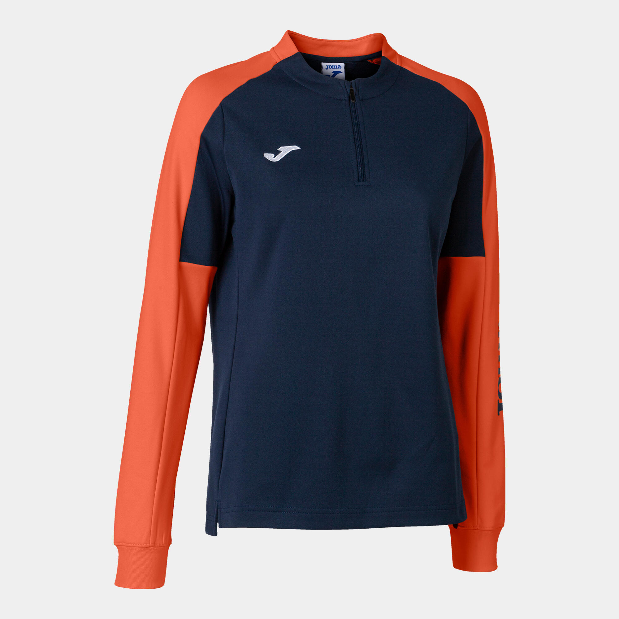 Joma - Sweat-shirt Football Femme Joma Eco Championship Bleu Marine - Pull - Bleu|orange - 42 M/l - Decathlon