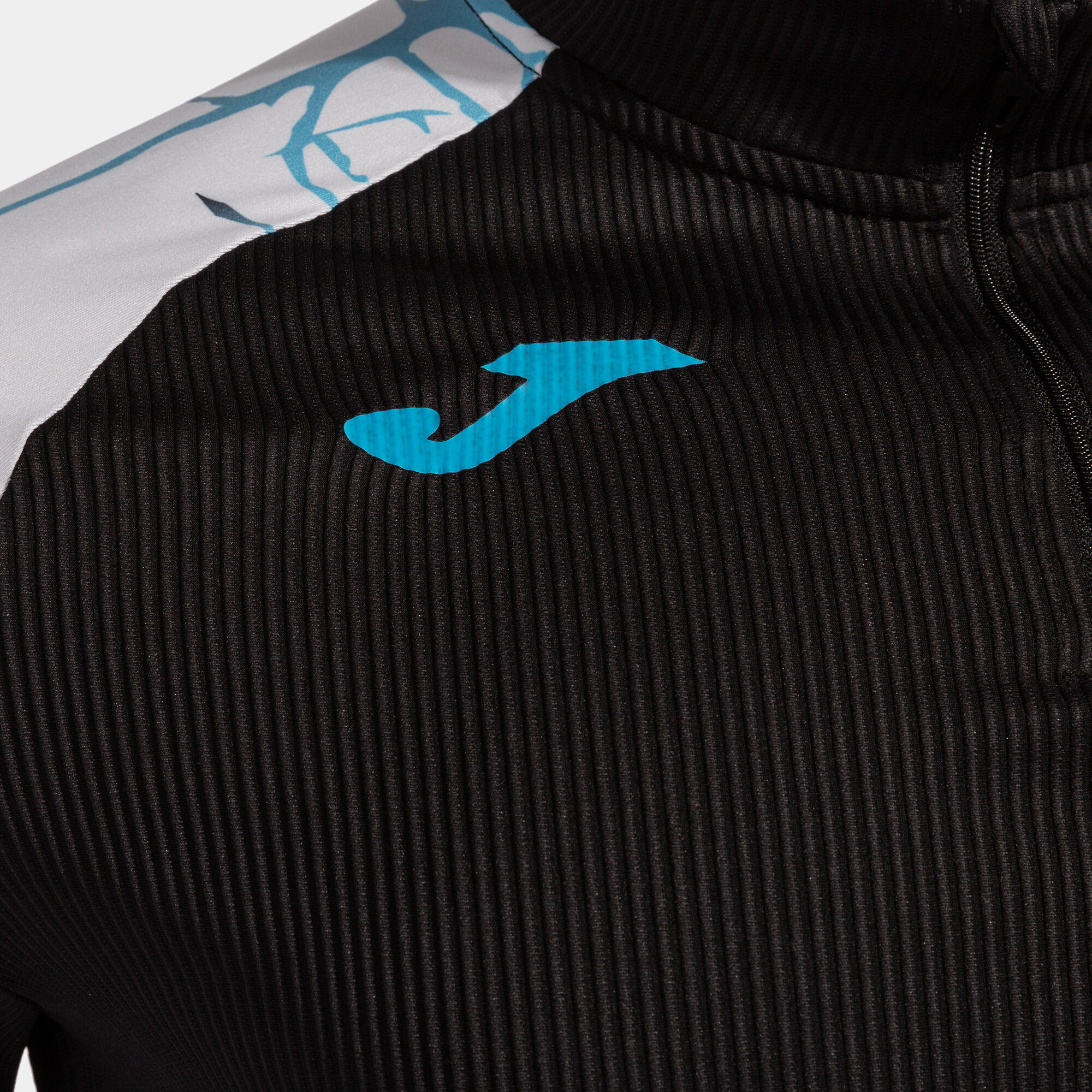 Sudadera Running Niños Joma Elite IX Negro 3/3