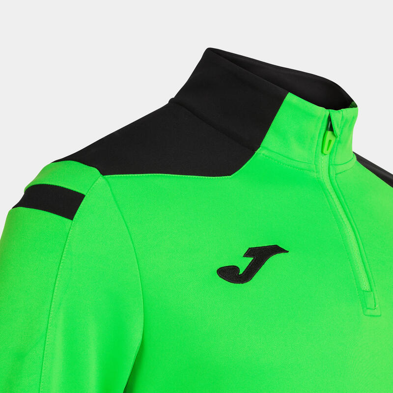 Sudadera Fútbol Hombre Joma Championship VI Verde Flúor