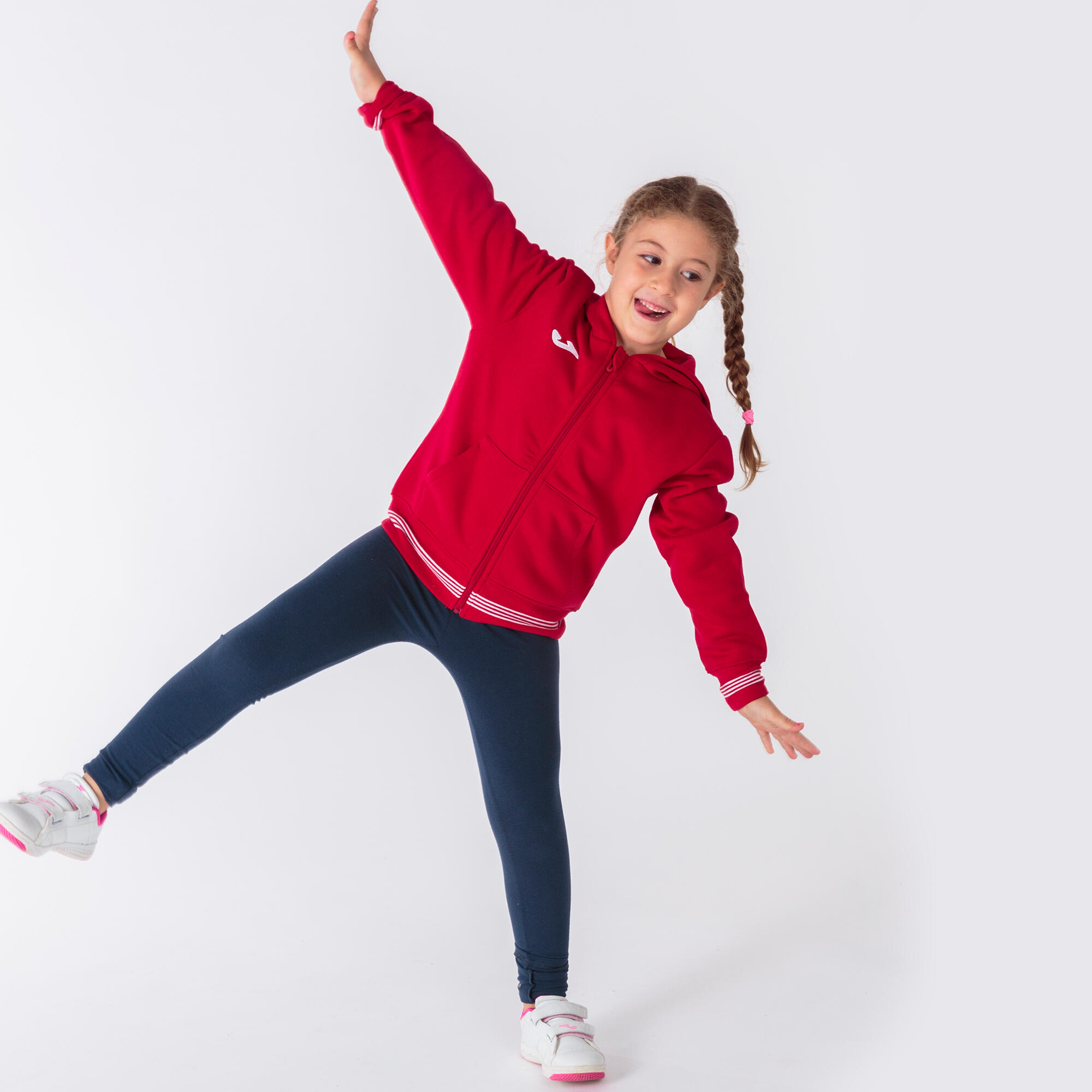 Veste À Capuche Football Enfants Joma Campus III Rouge 5/5