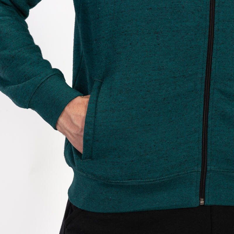 Chaqueta Con Capucha Fitness Hombre Joma Winner II Verde