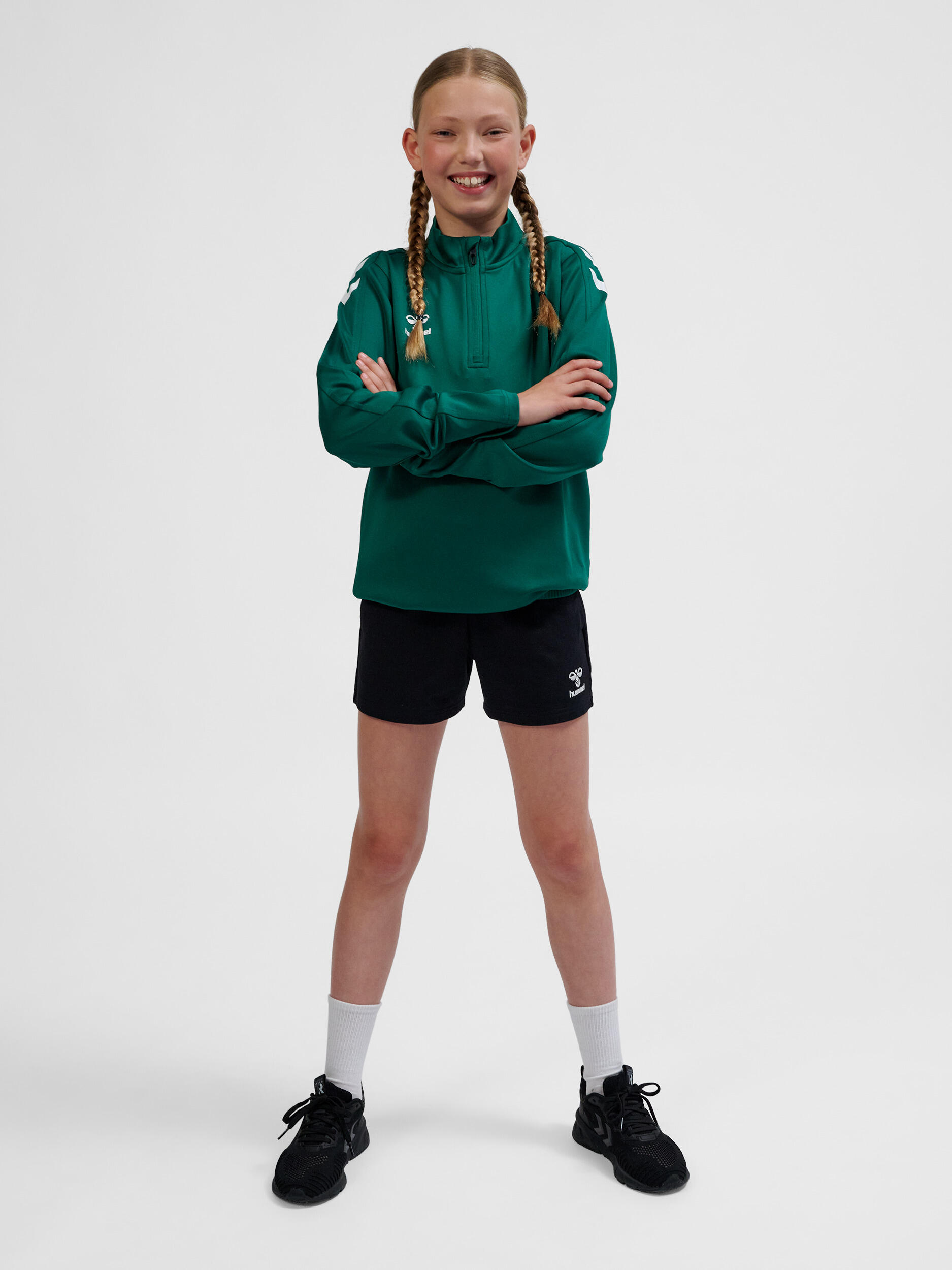 Demie-Fermeture Éclair Zip Sweat-Shirt Hmlcore Multisport Enfant 4/7