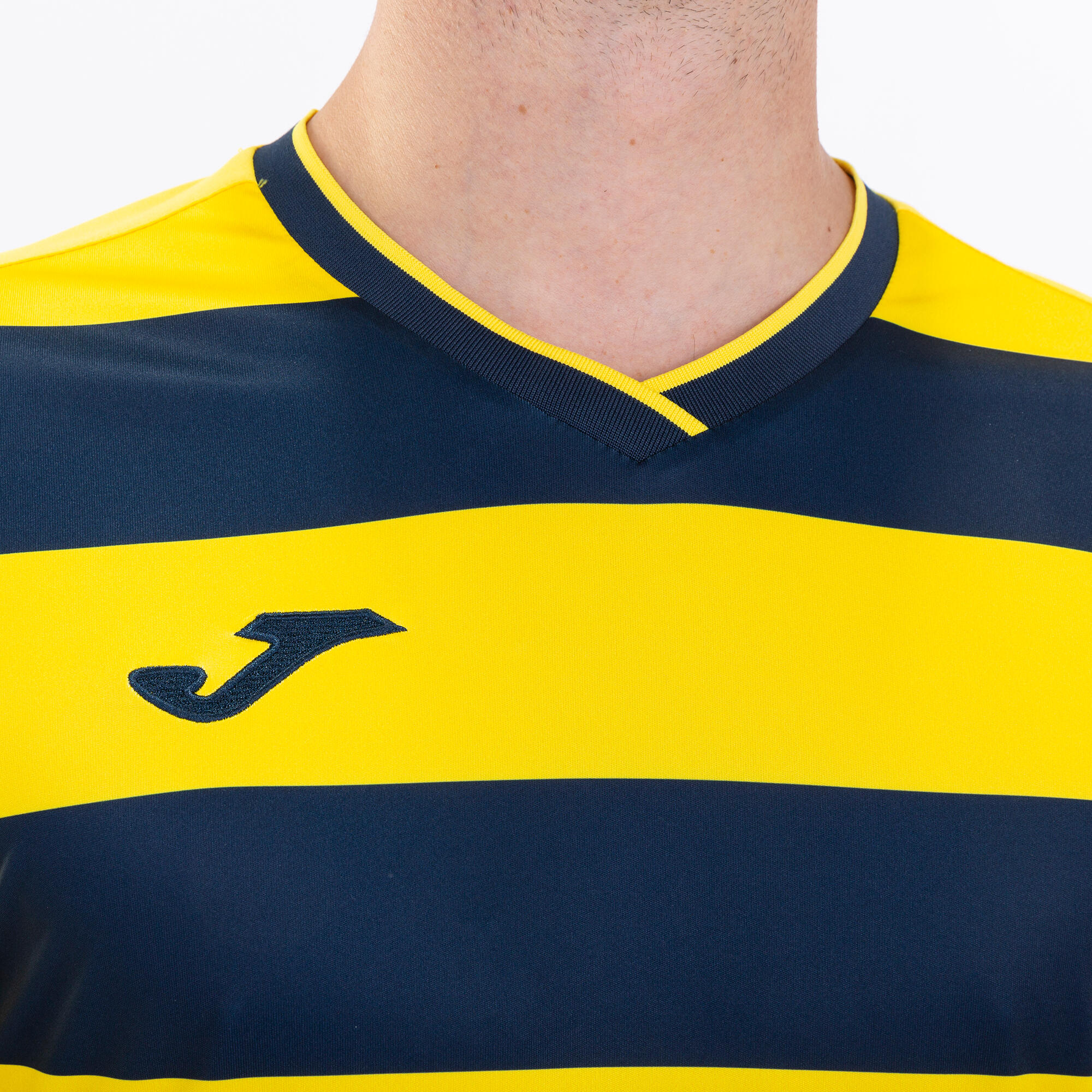 Maillot Manches Courtes Football Homme Joma Europa IV Jaune 4/5