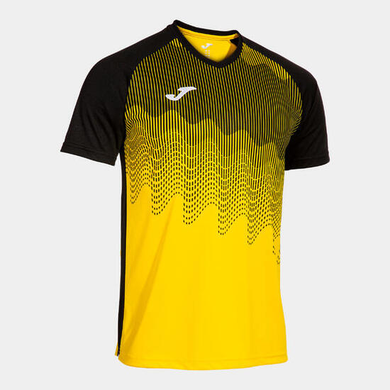 Maillot Manches Courtes Football Enfants Joma Tiger VI Jaune