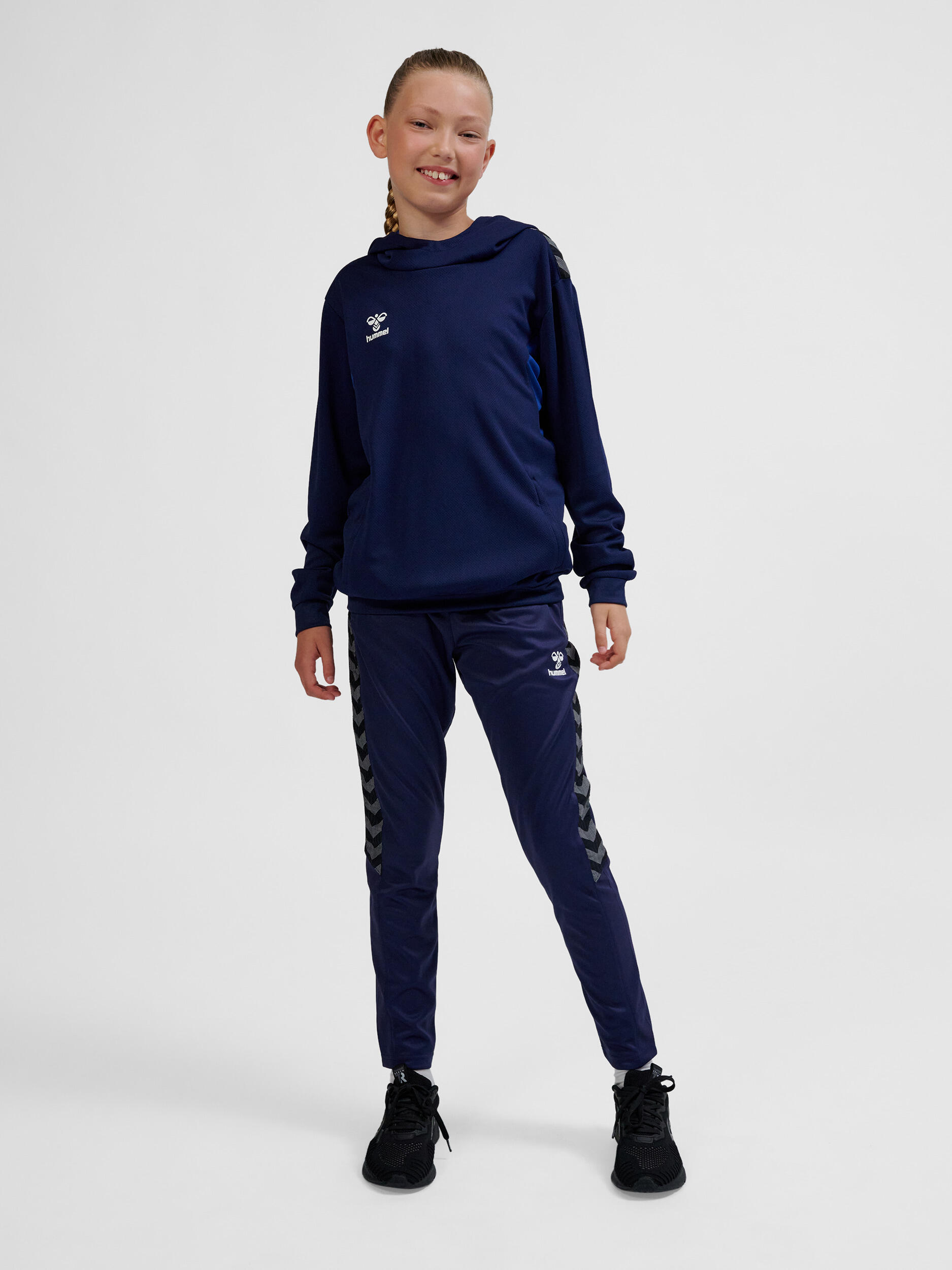 Felpa con cappuccio in poliestere per bambini Hummel Authentic 4/7