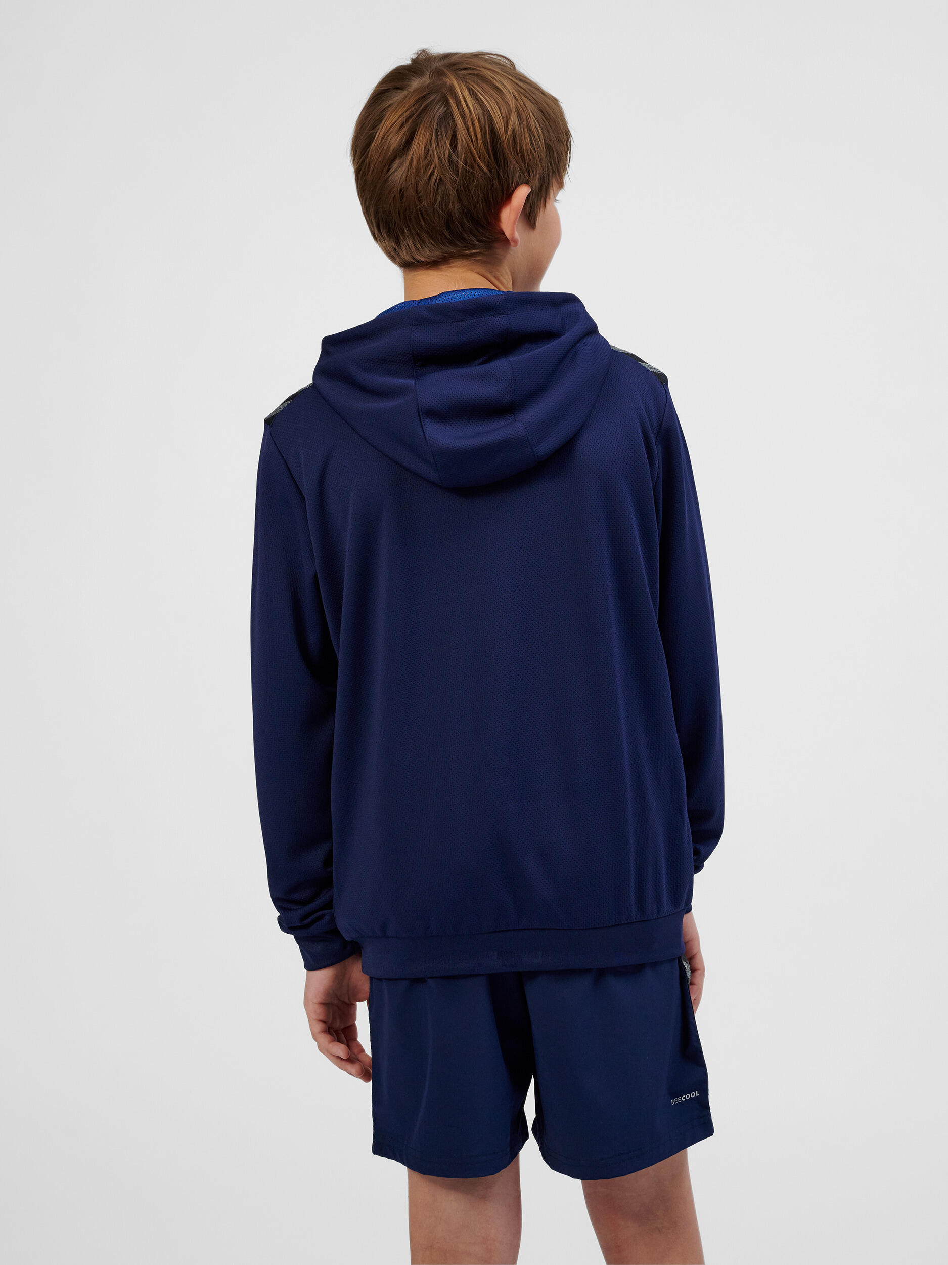 Felpa con cappuccio in poliestere per bambini Hummel Authentic 3/7