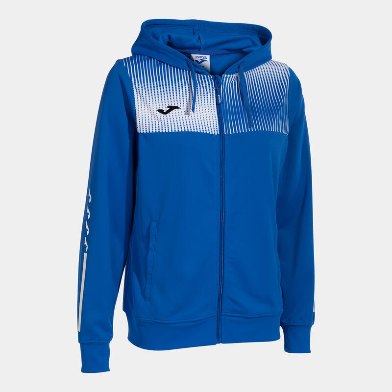 Chaqueta Con Capucha Fútbol Mujer Joma Eco Supernova Royal