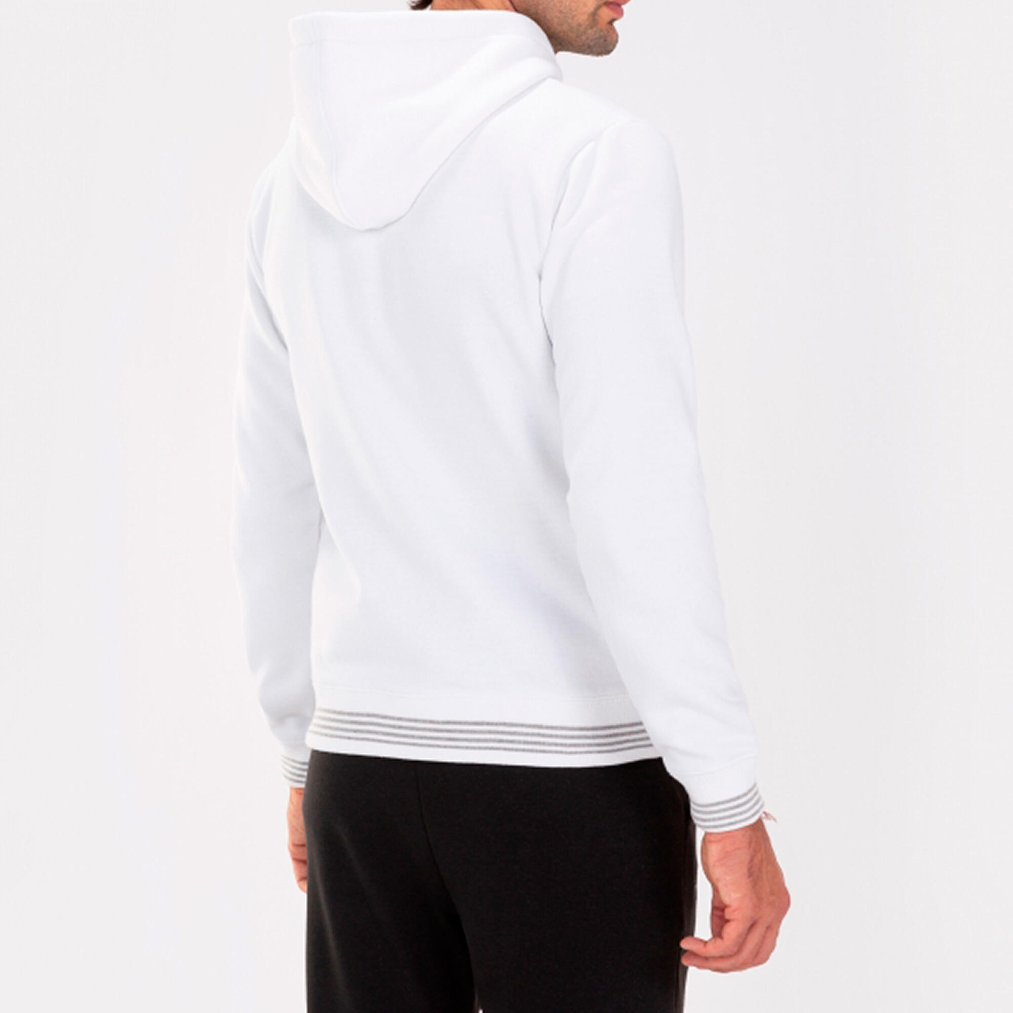 Veste À Capuche Football Enfants Joma Campus III Blanc 3/5