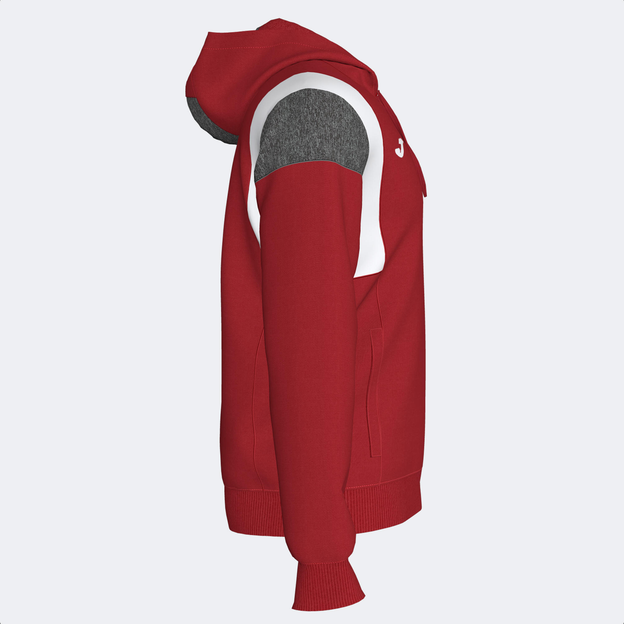 Casaco Com Capuz Futebol Homem Joma Confort III Vermelho 2/5