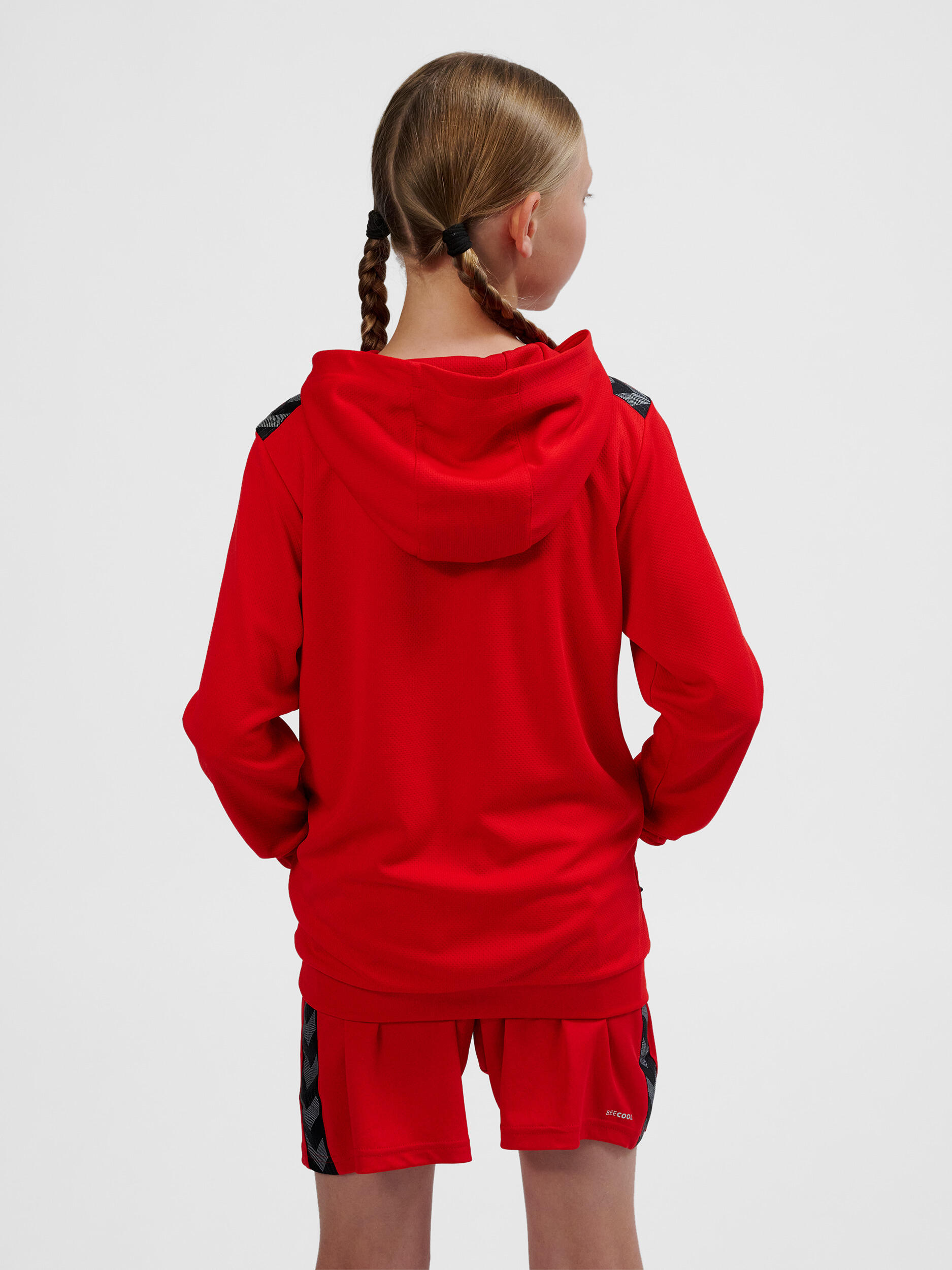 Felpa con cappuccio in poliestere per bambini Hummel Authentic 2/7