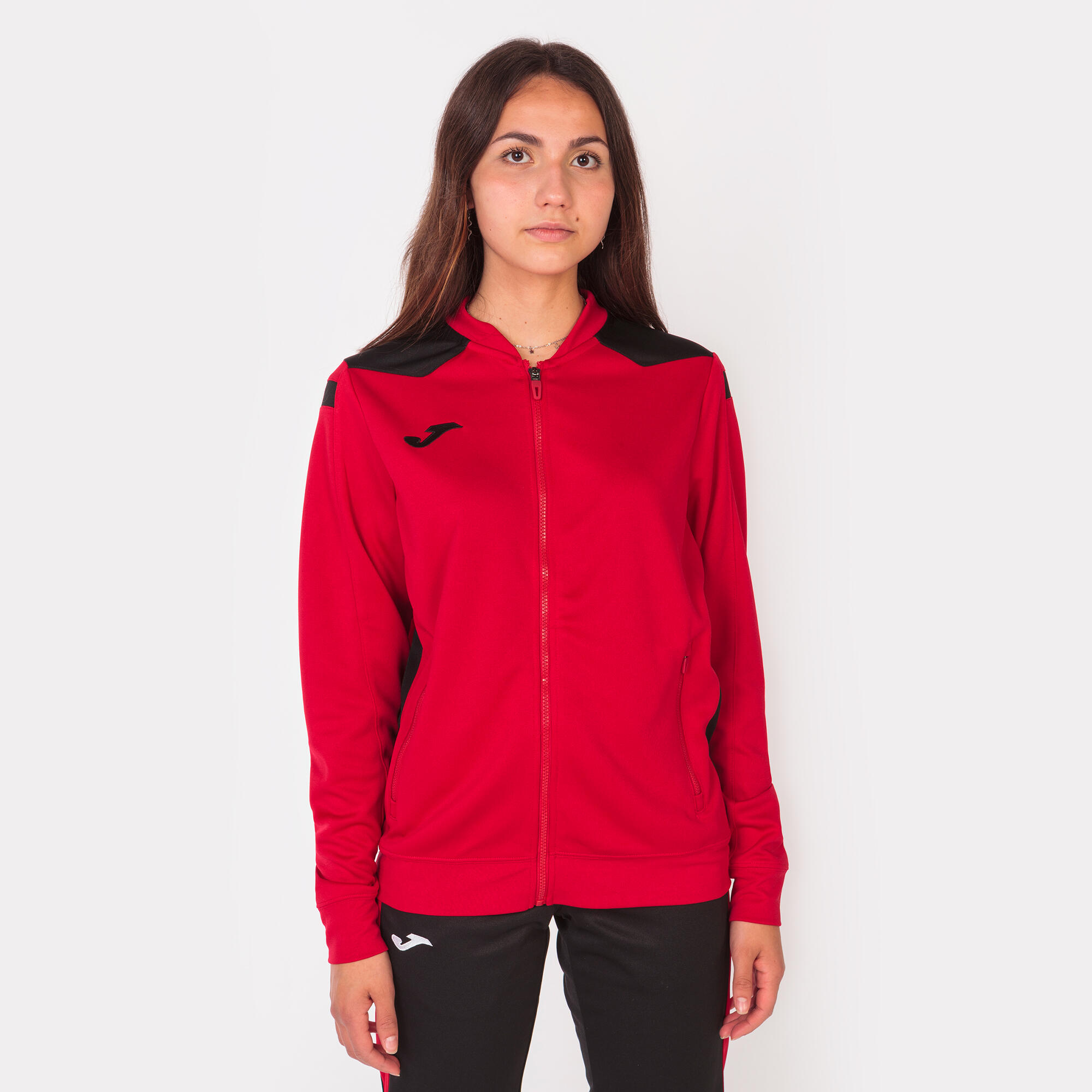 Chaqueta Fútbol Mujer Joma Championship VI Rojo 2/5