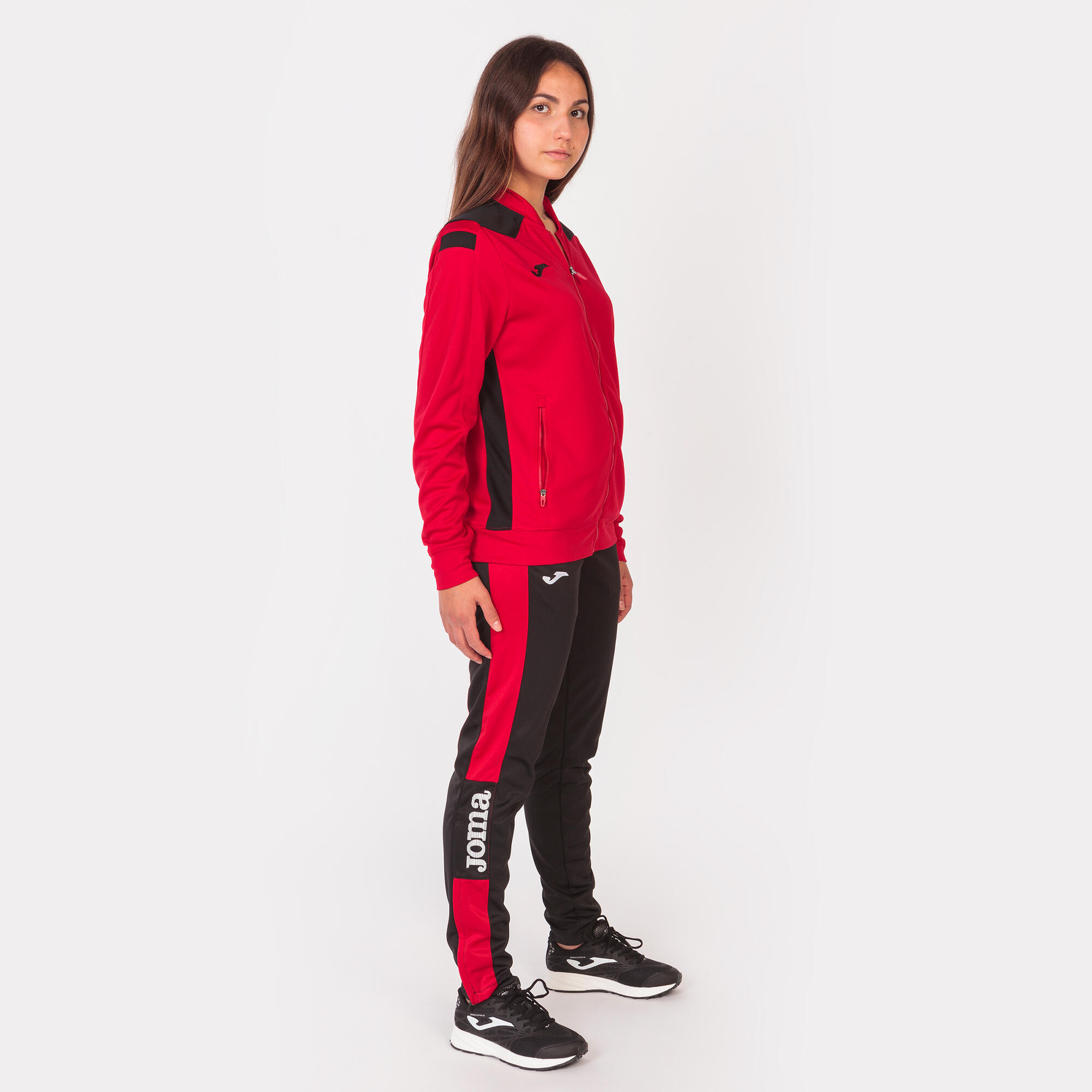 Chaqueta Fútbol Mujer Joma Championship VI Rojo 4/5