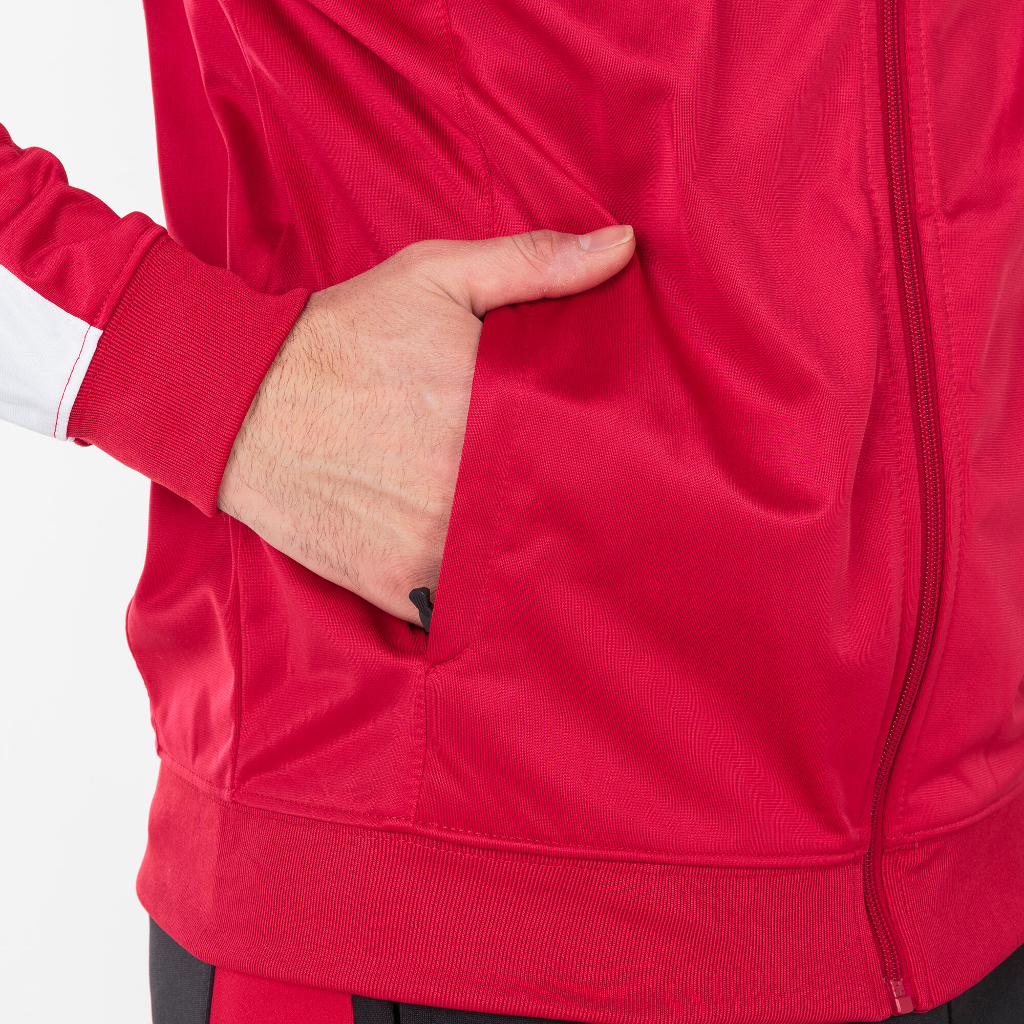Chaqueta Fútbol Hombre Joma Championship IV Rojo 3/5