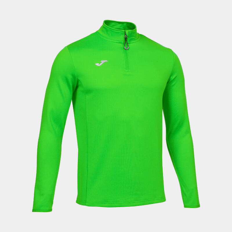 Sweat-shirt course à pied - Night Fluor Green homme