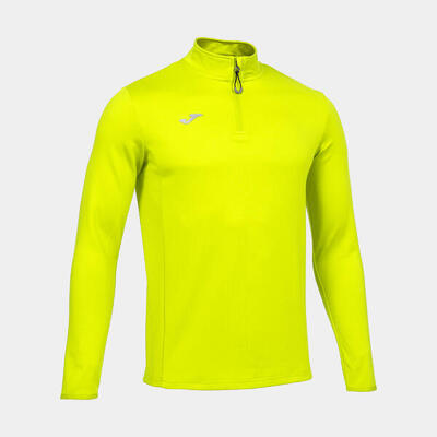Sudadera Running Niños Joma Running Night Verde Flúor