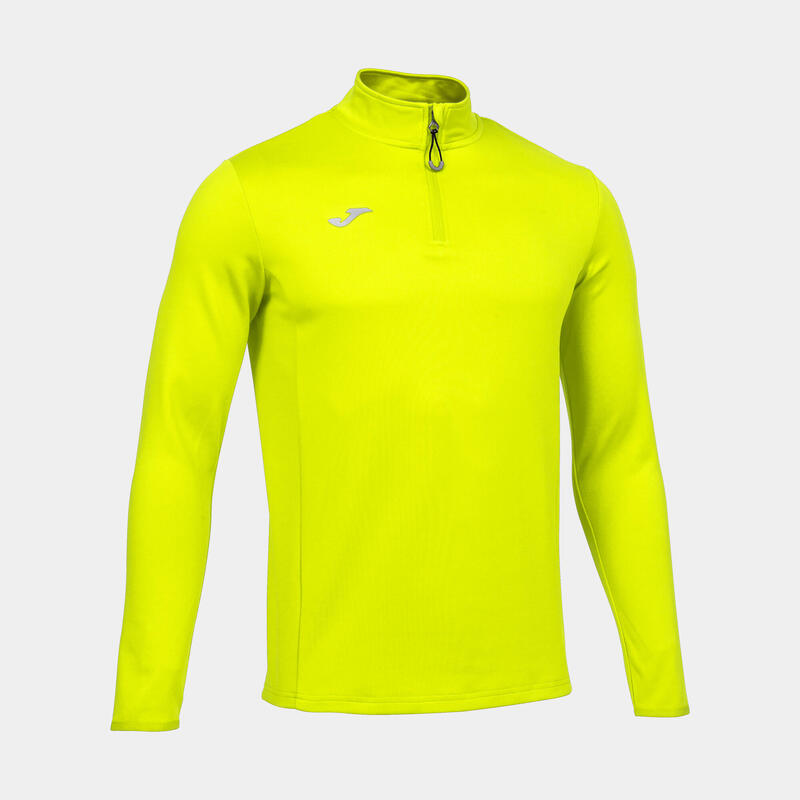 Sweat-Shirt Running Homme Joma Running Night Jaune Fluo