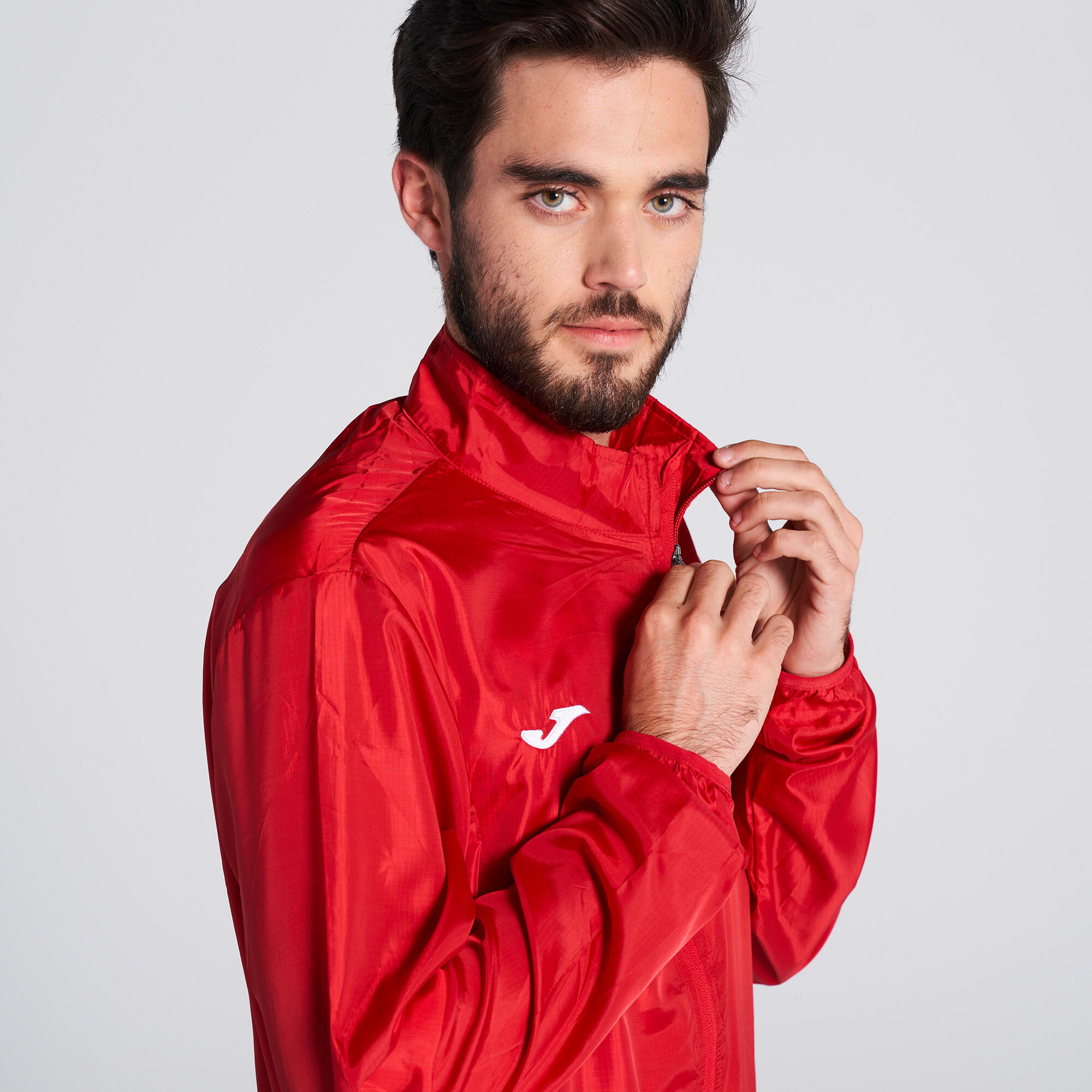 Cortavientos Running Hombre Joma Elite VII Rojo 4/5