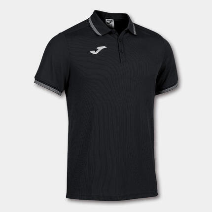 Polo Manches Courtes Football Homme Joma Campus III Noir