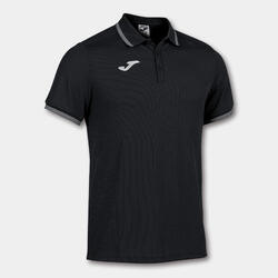 Polo Manga Corta Fútbol Niños Joma Campus III Negro