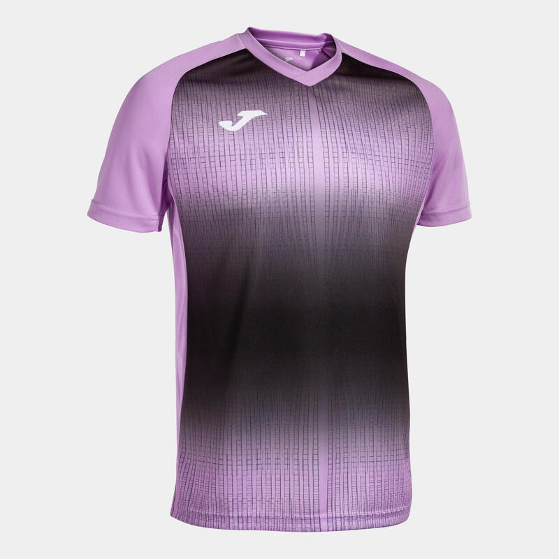 Camiseta Manga Corta Fútbol Niños Joma Tiger V Morado