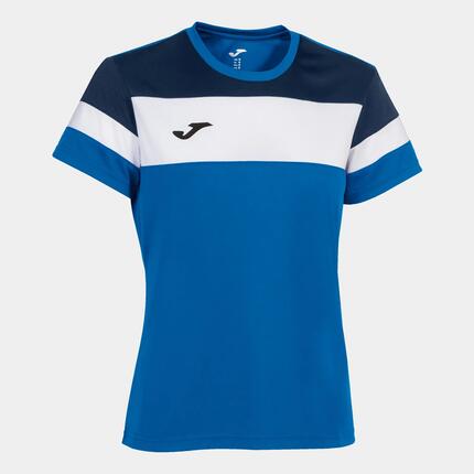 Maillot Manches Courtes Football Femme Joma Crew IV Bleu Roi