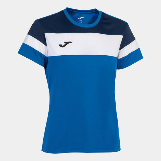 Maillot Manches Courtes Football Femme Joma Crew IV Bleu Roi