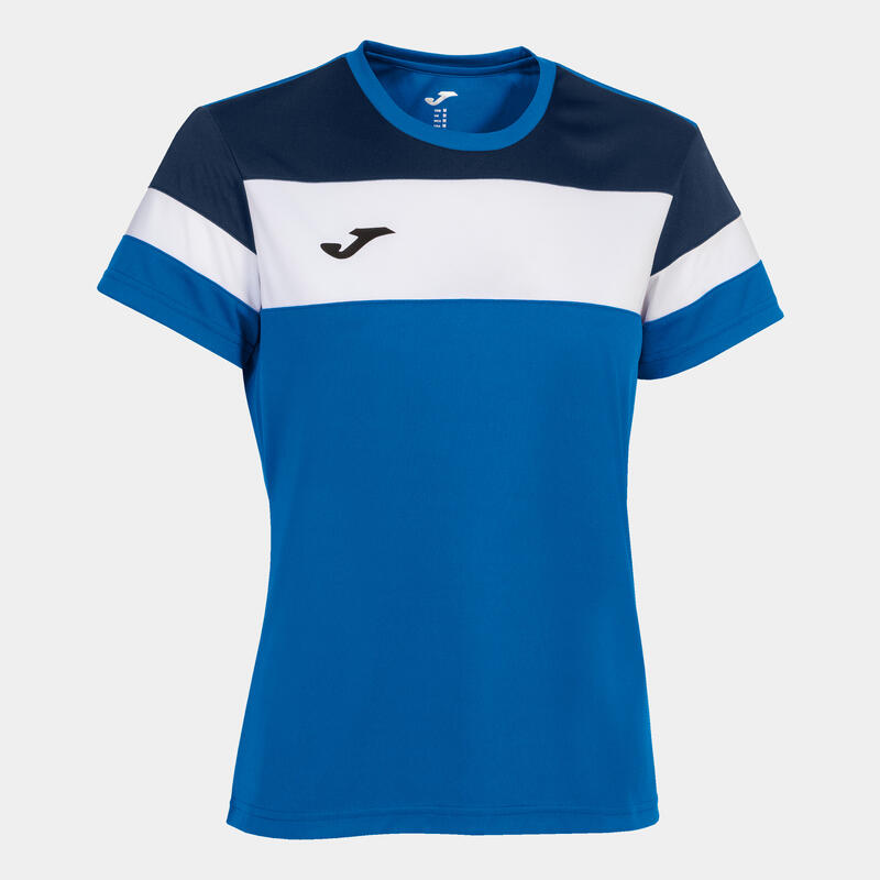 Camiseta Manga Corta Fútbol Mujer Joma Crew IV Royal