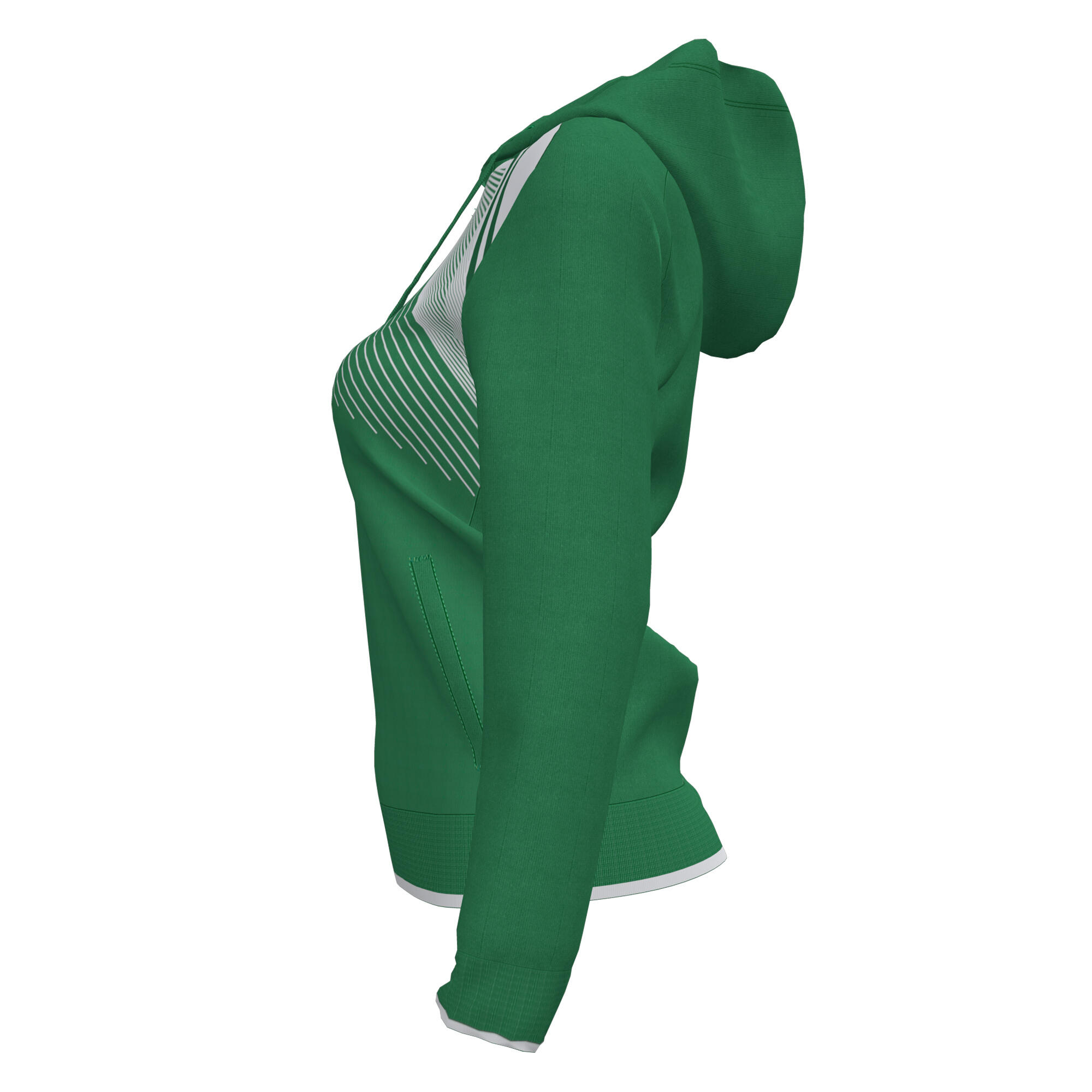 Casaco Com Capuz Futebol Criança Joma Supernova II Verde 4/4
