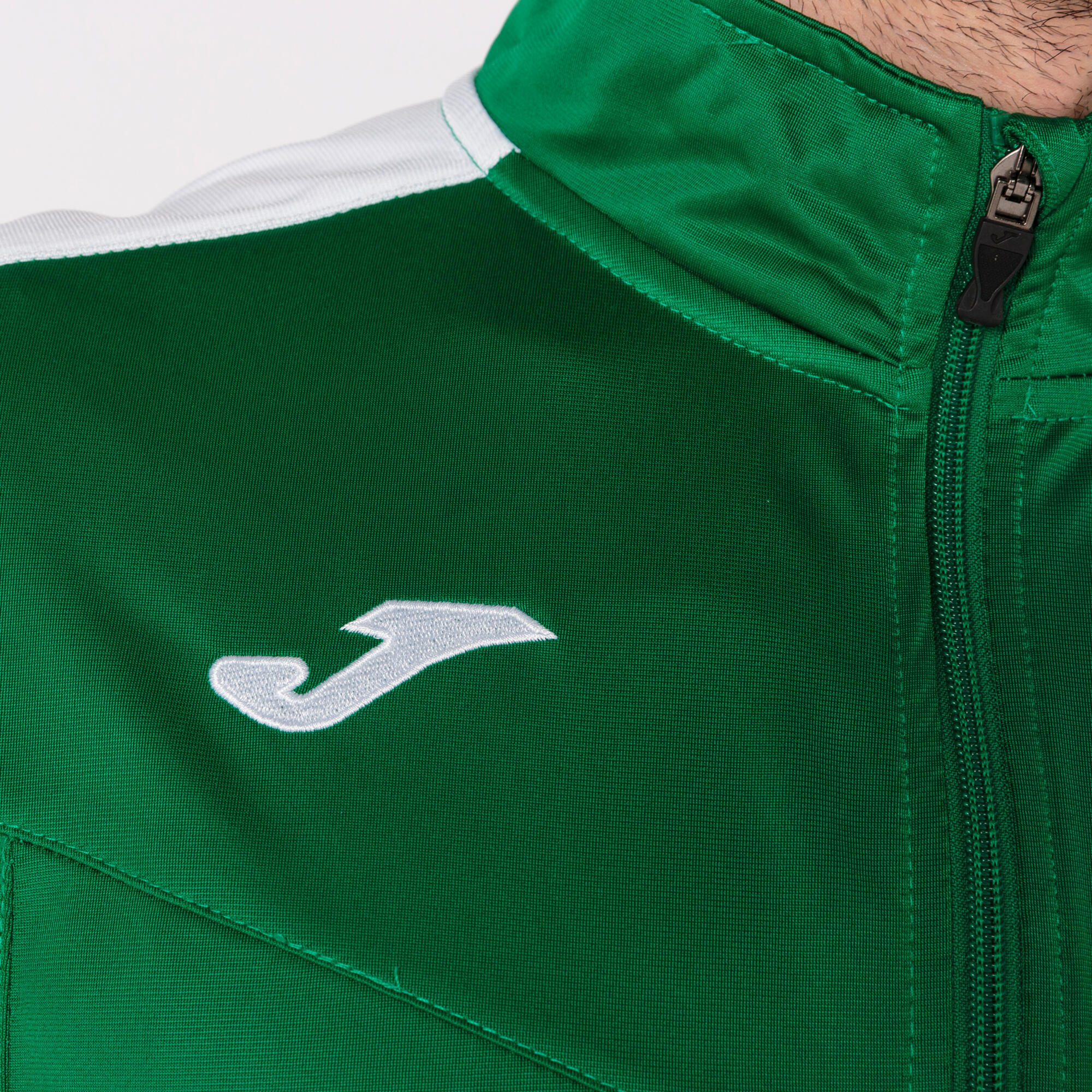 Joma Championship IV Polyesterjacke Kinder - Grün / Weiß 5/5