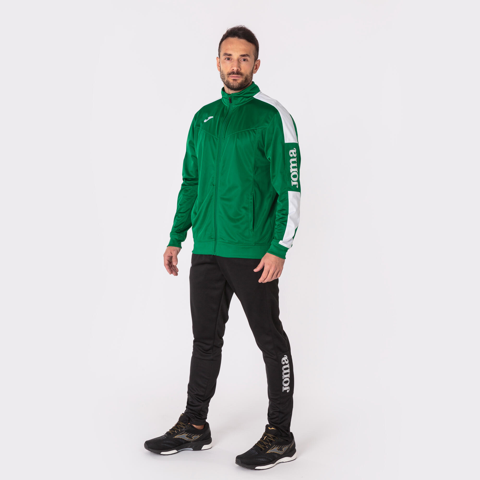 Joma Championship IV Polyesterjacke Kinder - Grün / Weiß 4/5