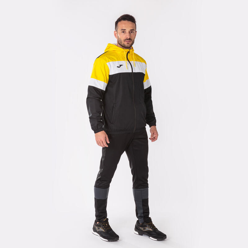 Chubasquero Fútbol Hombre Joma Crew IV Negro