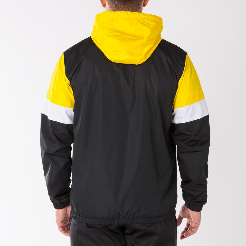 Chubasquero Fútbol Hombre Joma Crew IV Negro