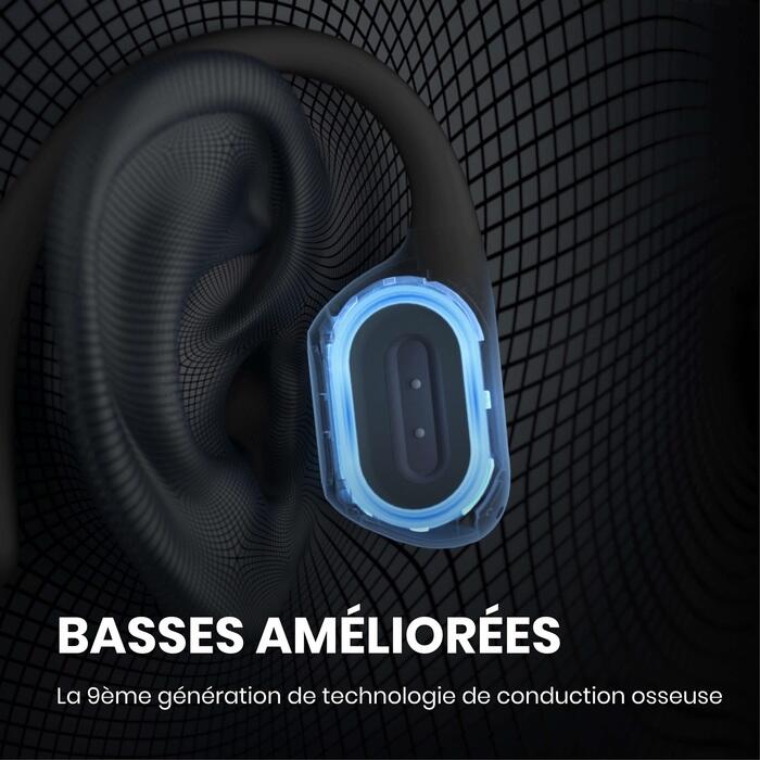 Casque à conduction osseuse Shokz Openrun Pro 6/7