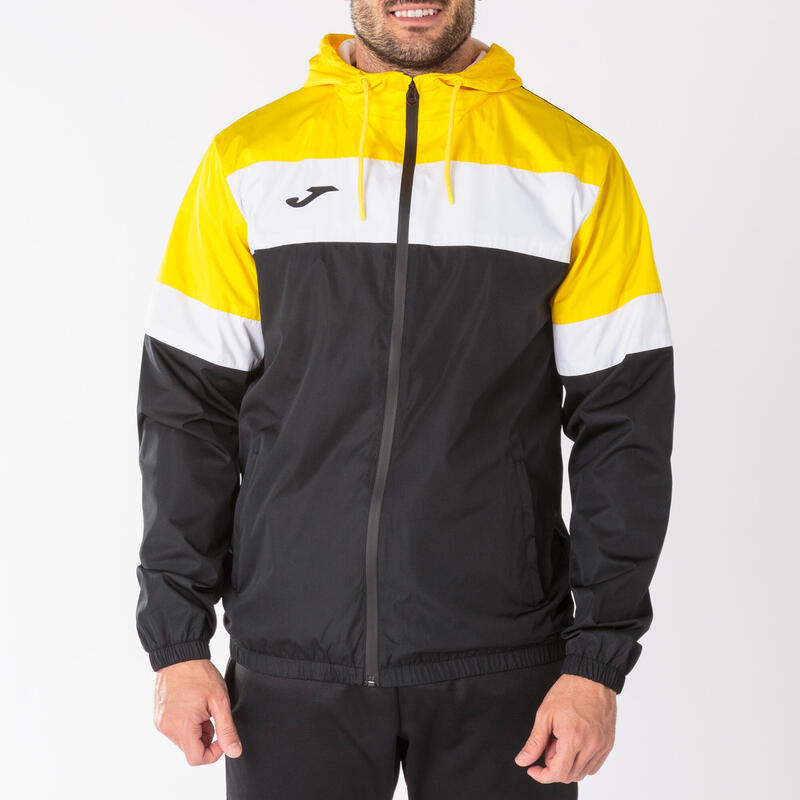 Chubasquero Fútbol Hombre Joma Crew IV Negro