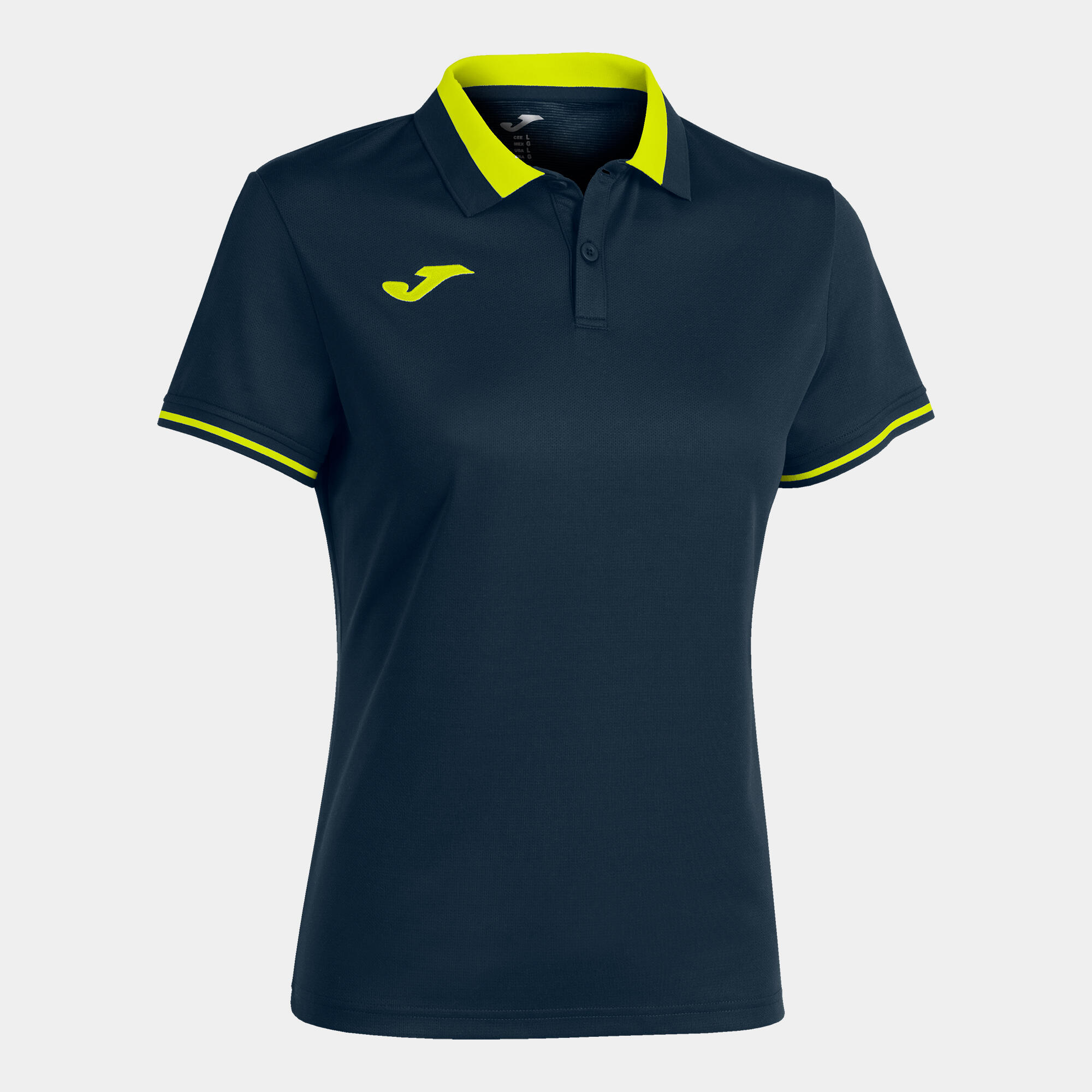 Joma - Polo Manches Courtes Football Femme Joma Championship Vi Bleu Marine - Polo Manches Courtes - Bleu|jaune - 42 M/l - Decathlon