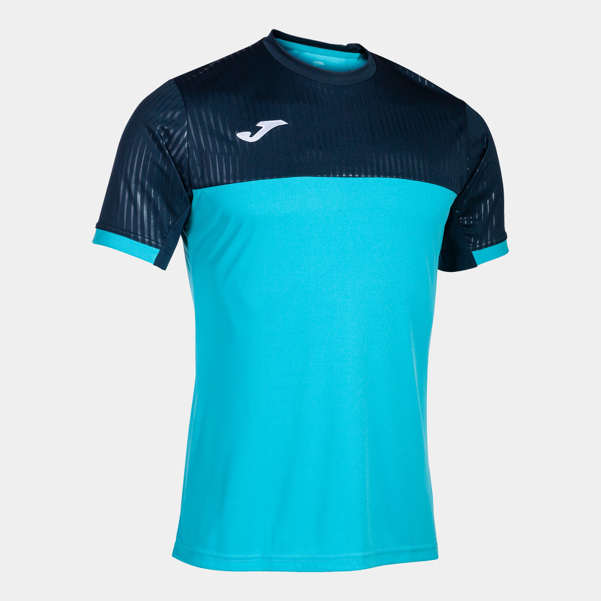 Joma - Maillot Manches Courtes Padel Homme Joma Montreal Turquoise Fluo - T-shirt Manches Courtes - Bleu - 42 M/l - Decathlon