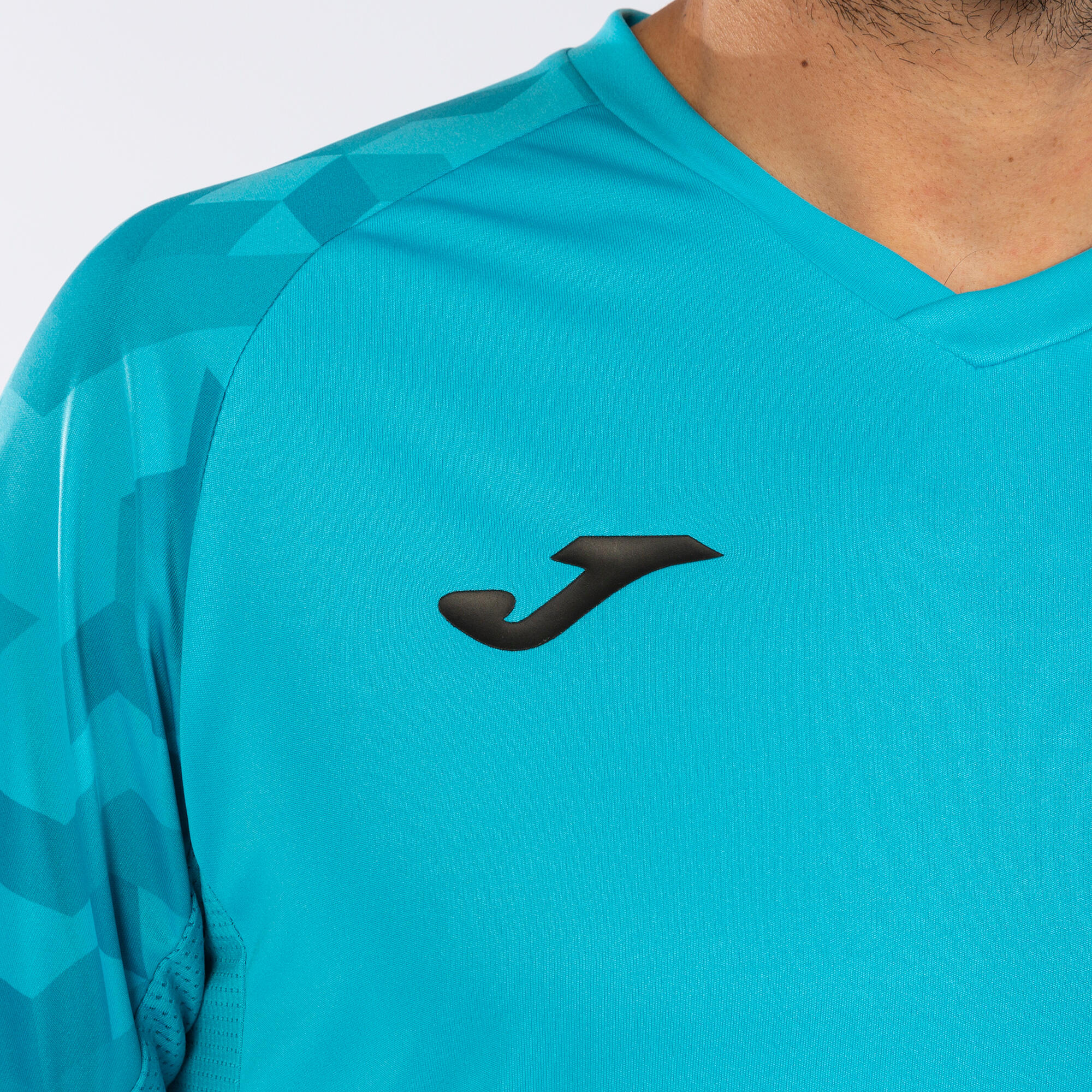 Conjunto Futebol Homem Joma Zamora VII Azul-Turquesa Fluor 4/5