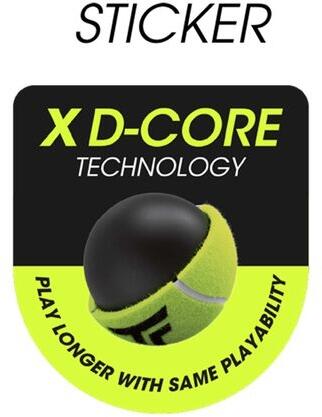 Tenisové míče Tecnifibre X-One duobalení 4/4
