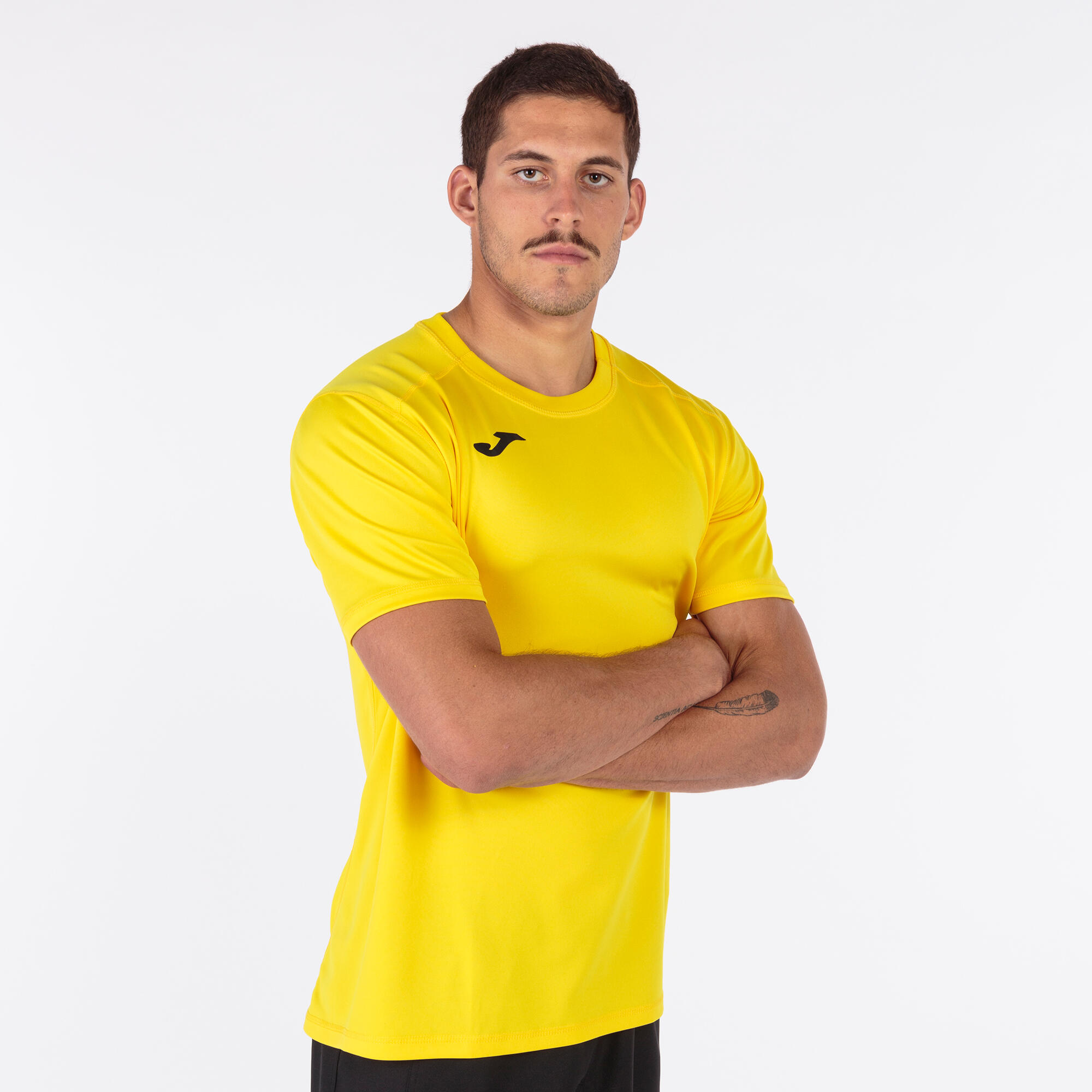 Maillot Manches Courtes Volley-Ball Homme Joma Strong Jaune 5/5