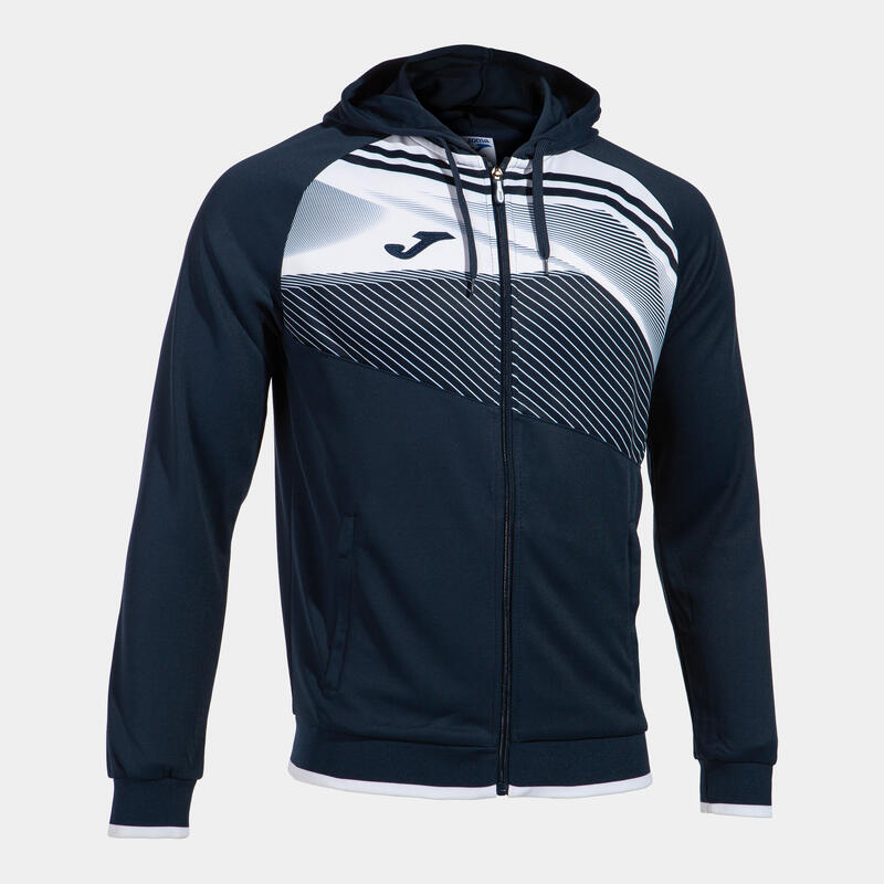 Chaqueta Con Capucha Fútbol Hombre Joma Supernova II Marino