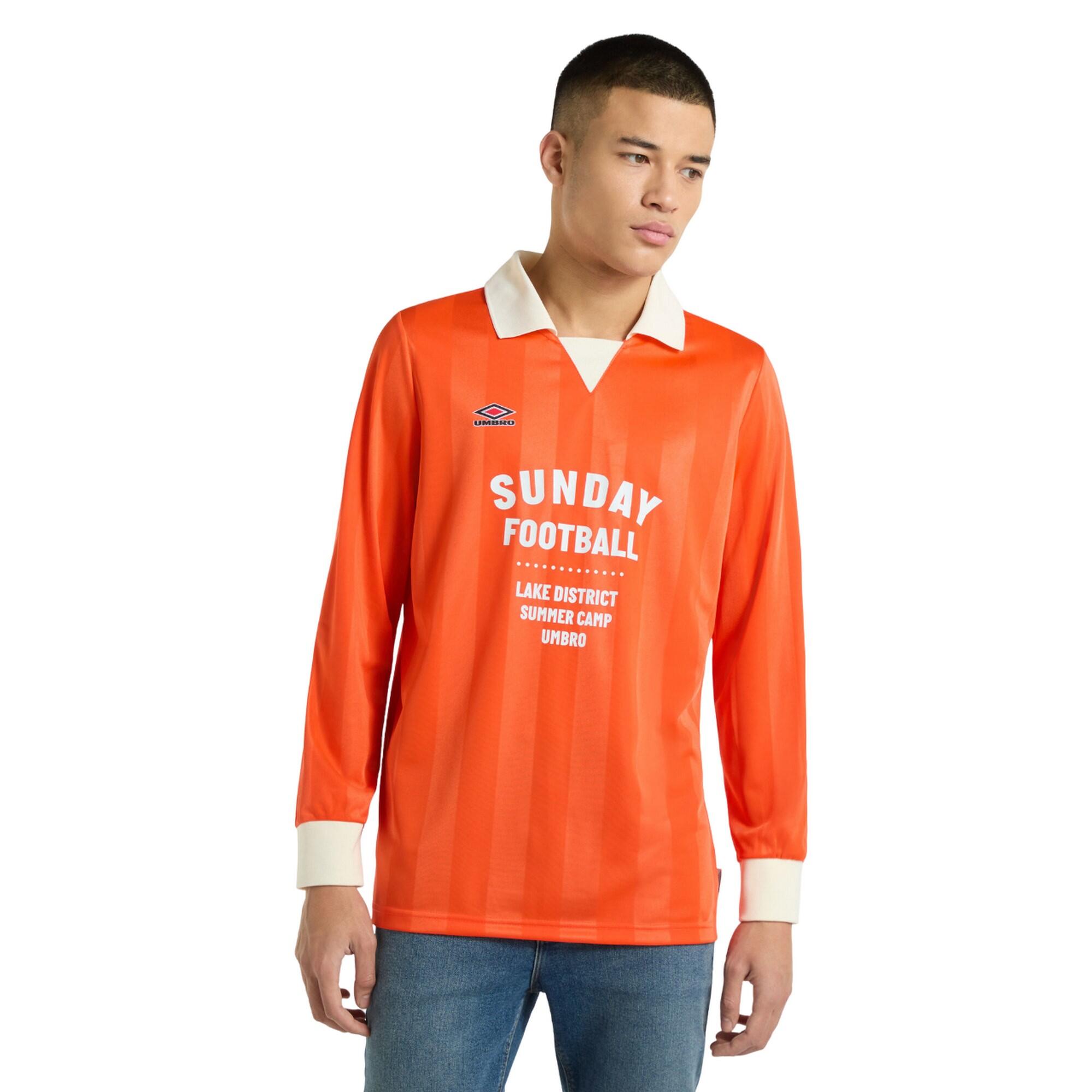 Men's Football Shirt (Bright Orange)