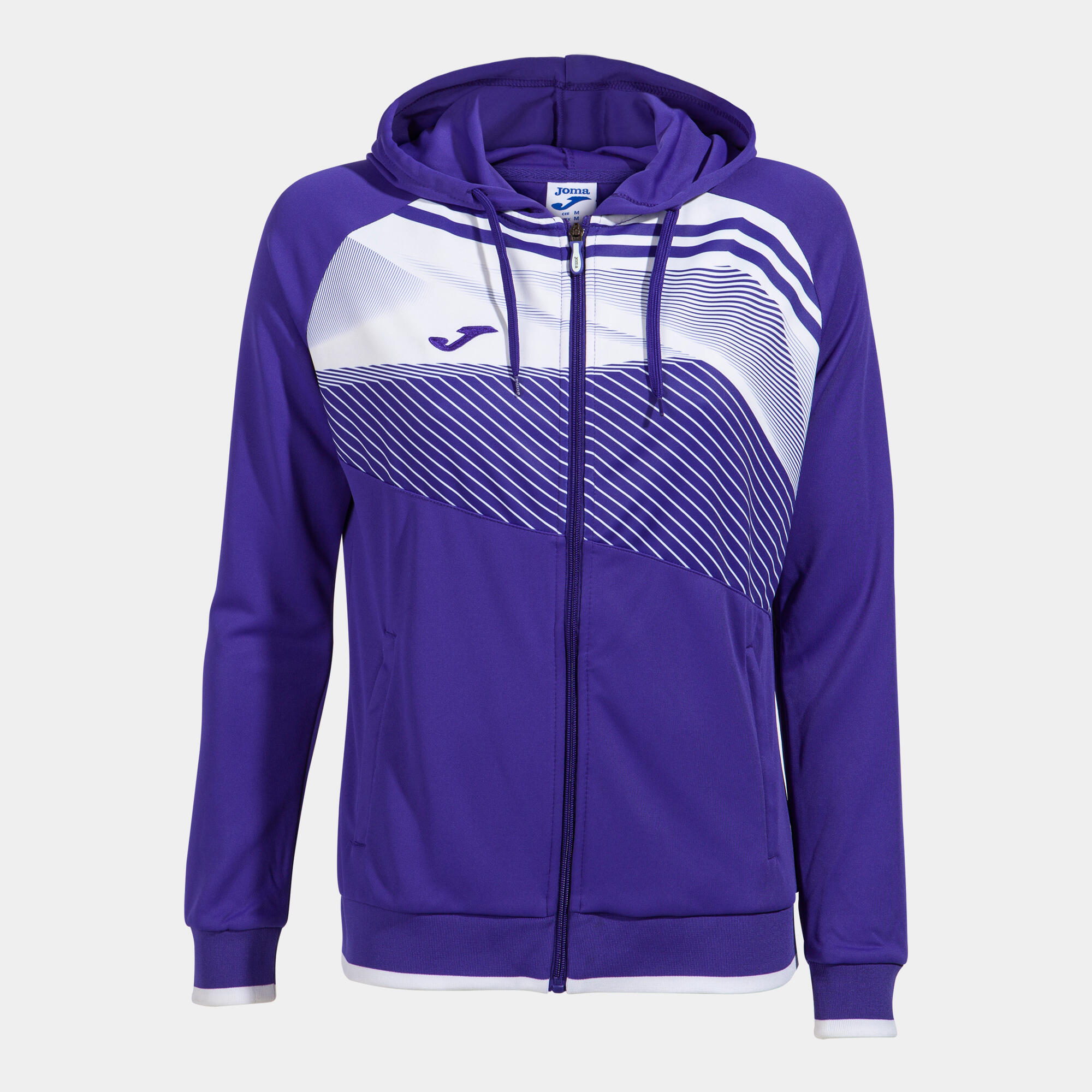 Casaco Com Capuz Futebol Criança Joma Supernova II Roxo 2/5