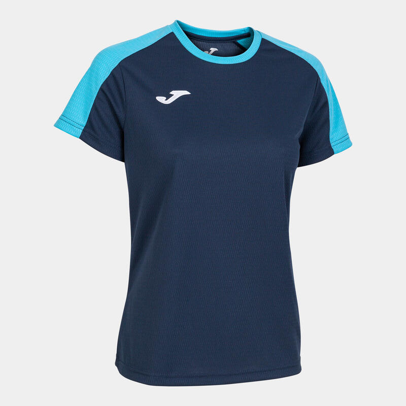 Camiseta Manga Corta Fútbol Mujer Joma Eco Championship Marino