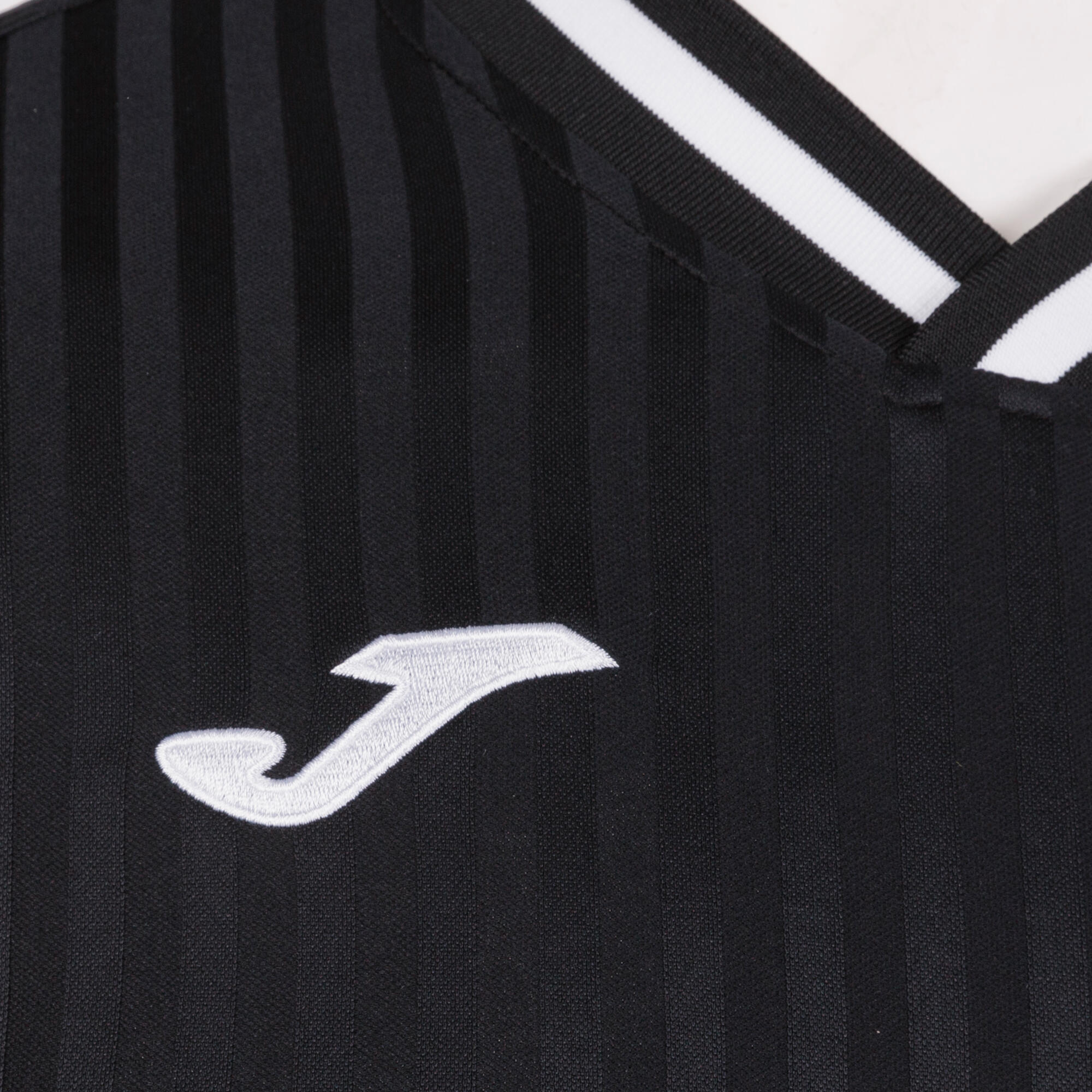 Maillot Manches Courtes Football Homme Joma Toletum III Noir 3/5