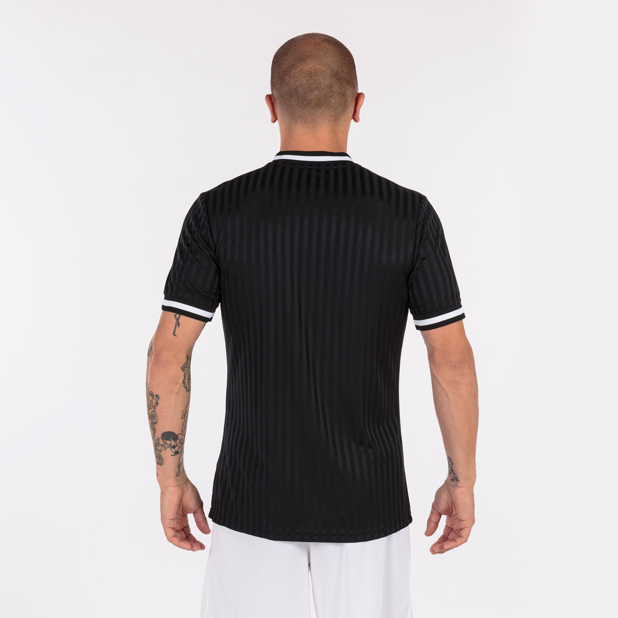 Maillot Manches Courtes Football Homme Joma Toletum III Noir 4/5
