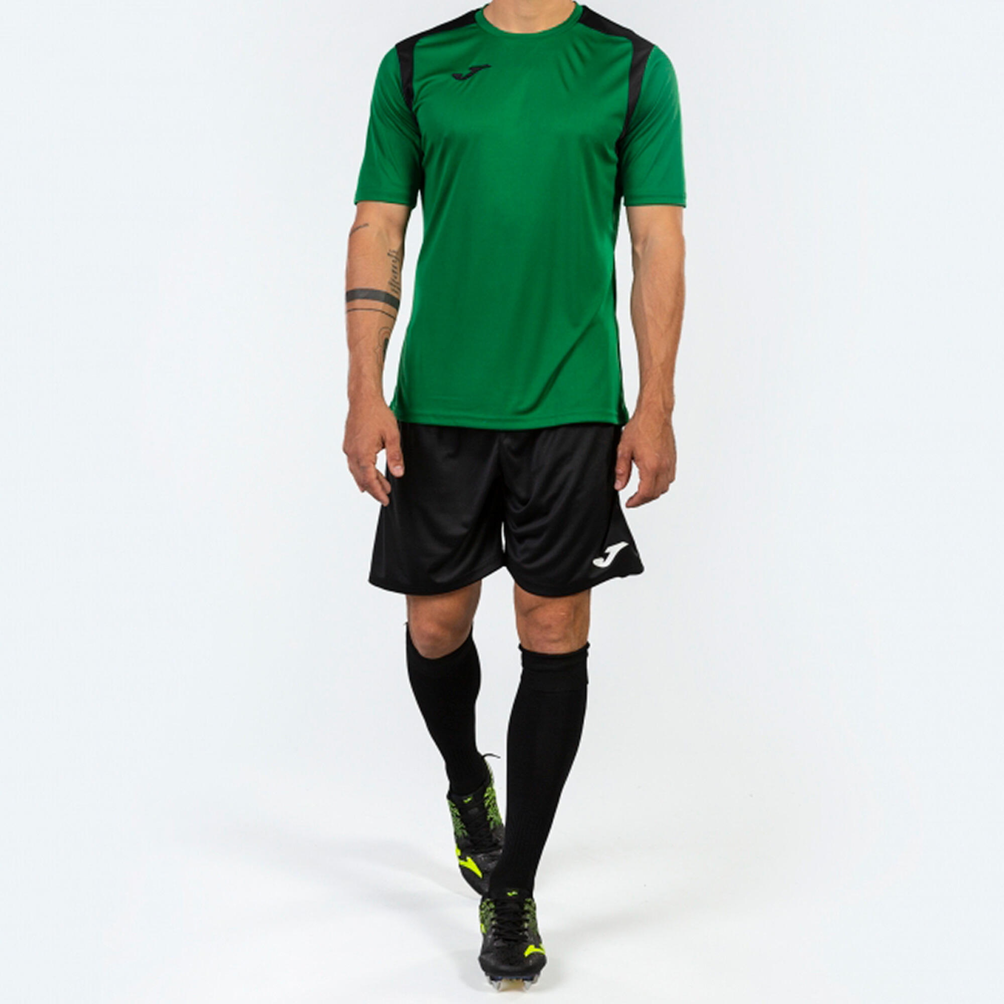 Camiseta Manga Corta Fútbol Hombre Joma Championship V Verde 4/5